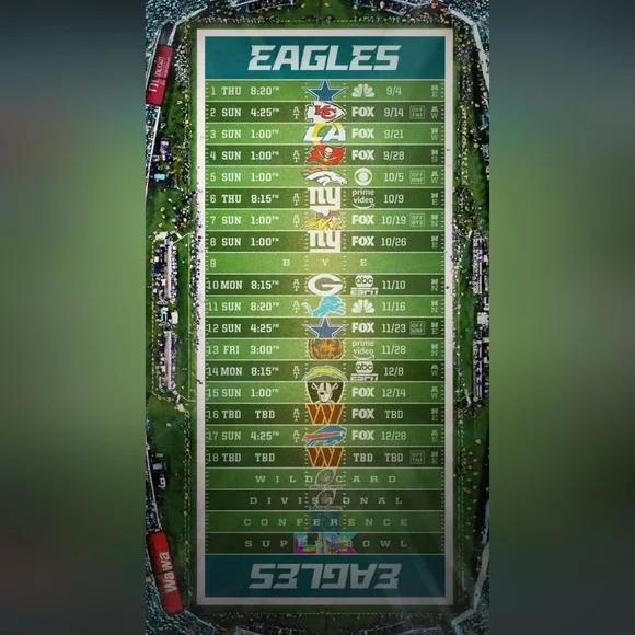 Philadelphia Eagles Gold Chain Necklace with Eagle Pendant - Picture 7 of 7